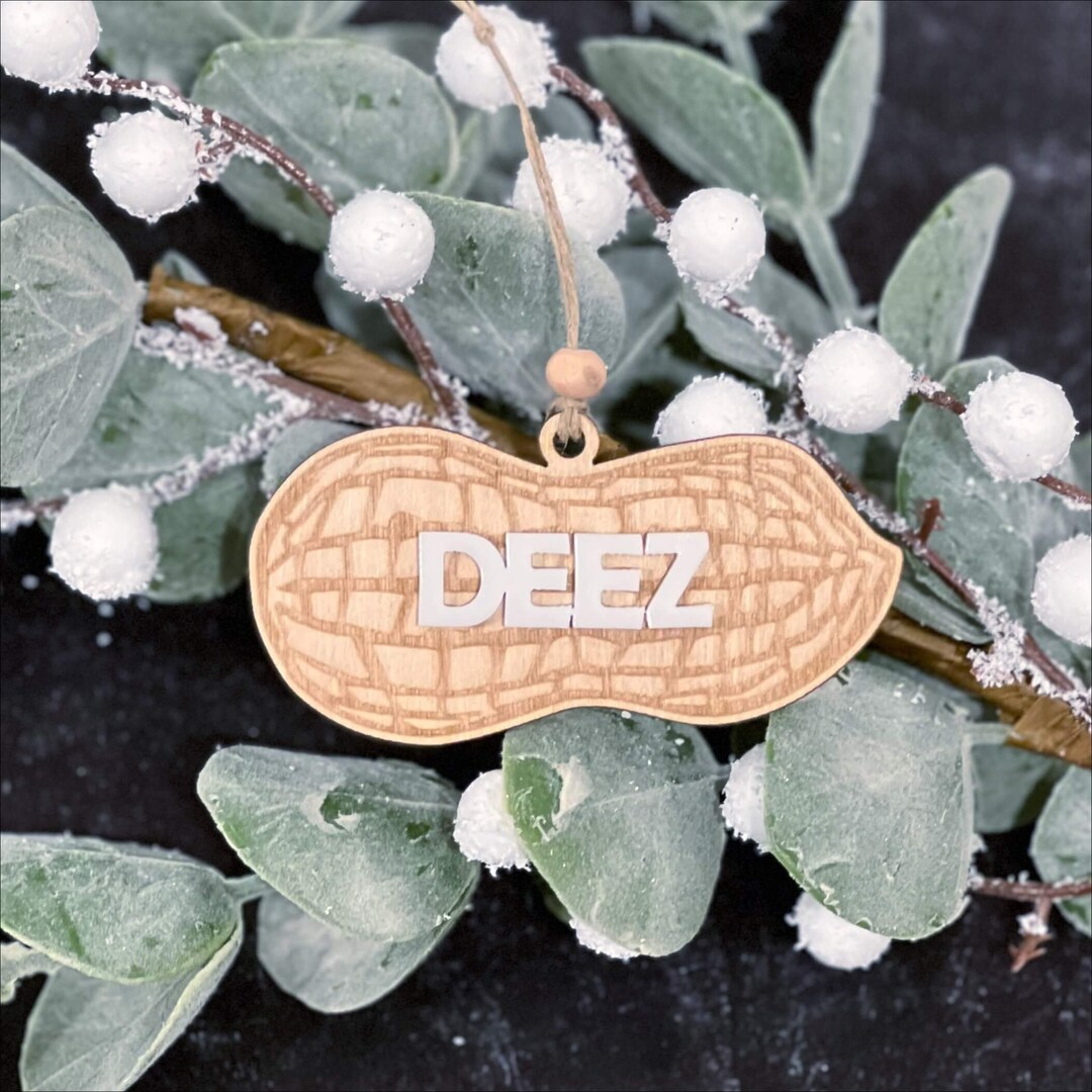 Deez Nuts Ornament, Funny Christmas Gift, Inappropriate Gifts, Secret Santa, Gag Gift for Him