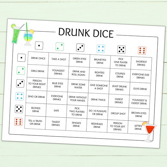Trinkspiel - Drinking Bingo