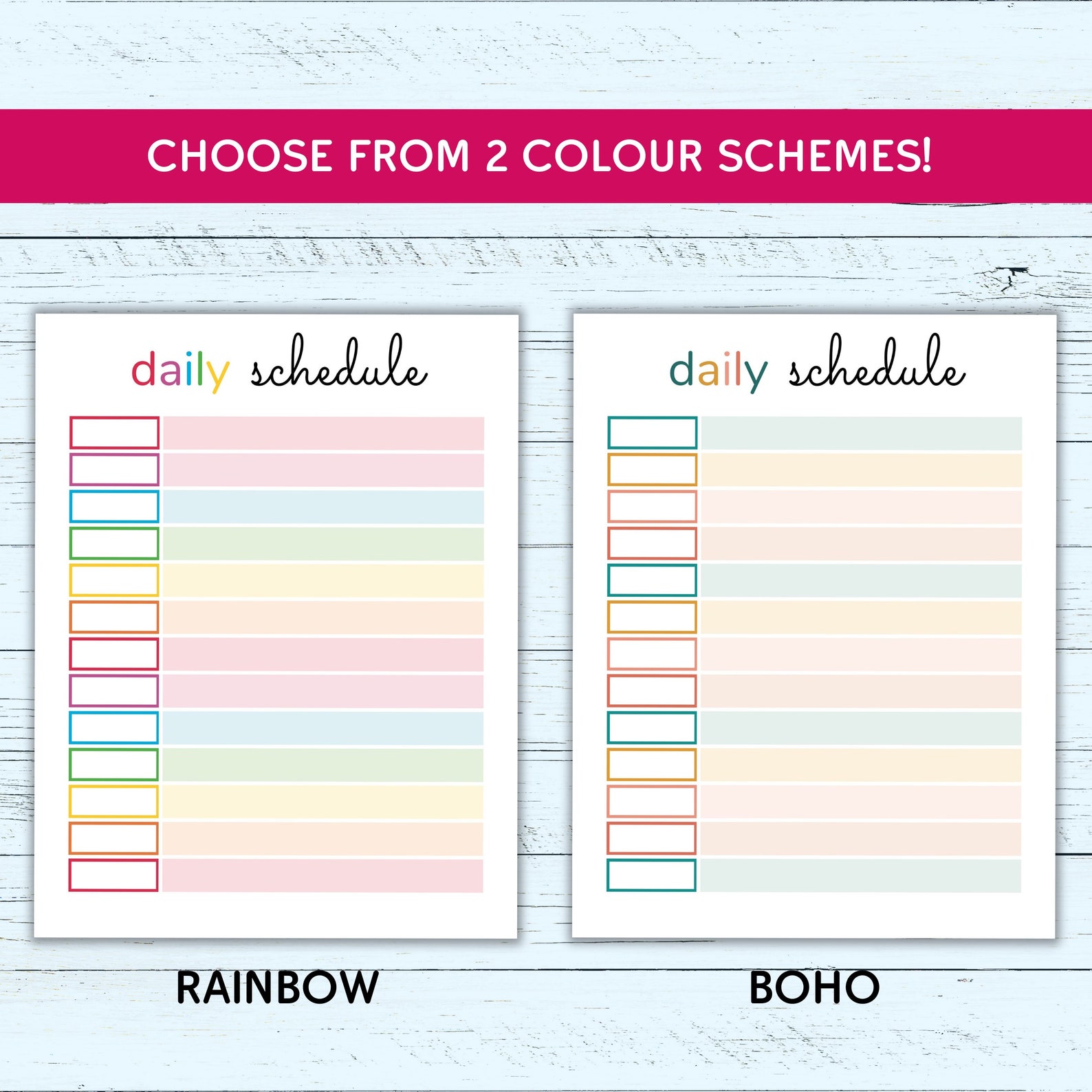 Editable Daily Schedule Template For Kids Imageshilo