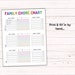 Printable Family Chore Chart Editable Chore Chart for Multiple Kids ...