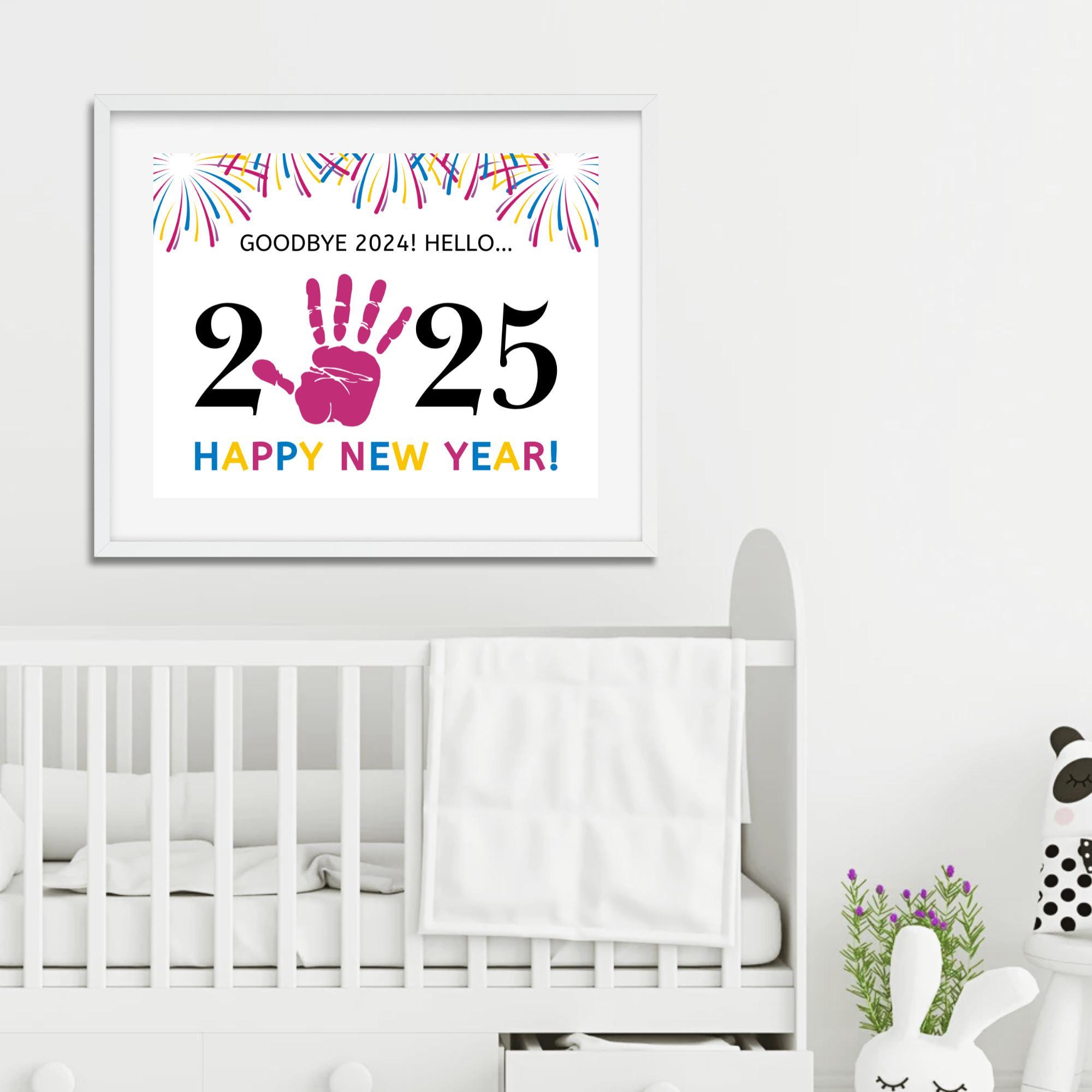 Happy New Year 2025 Handprint Art Template New Years Handprint Il Fullxfull.6312735266 Jlqg