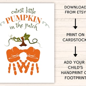 Printable cutest Pumpkin in the Patch (Instant Download) - Etsy