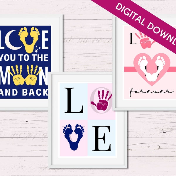 Baby Handprint Kit - Etsy