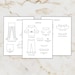 Printable Templates for Santa's Clothesline, Mrs Claus Clothesline ...