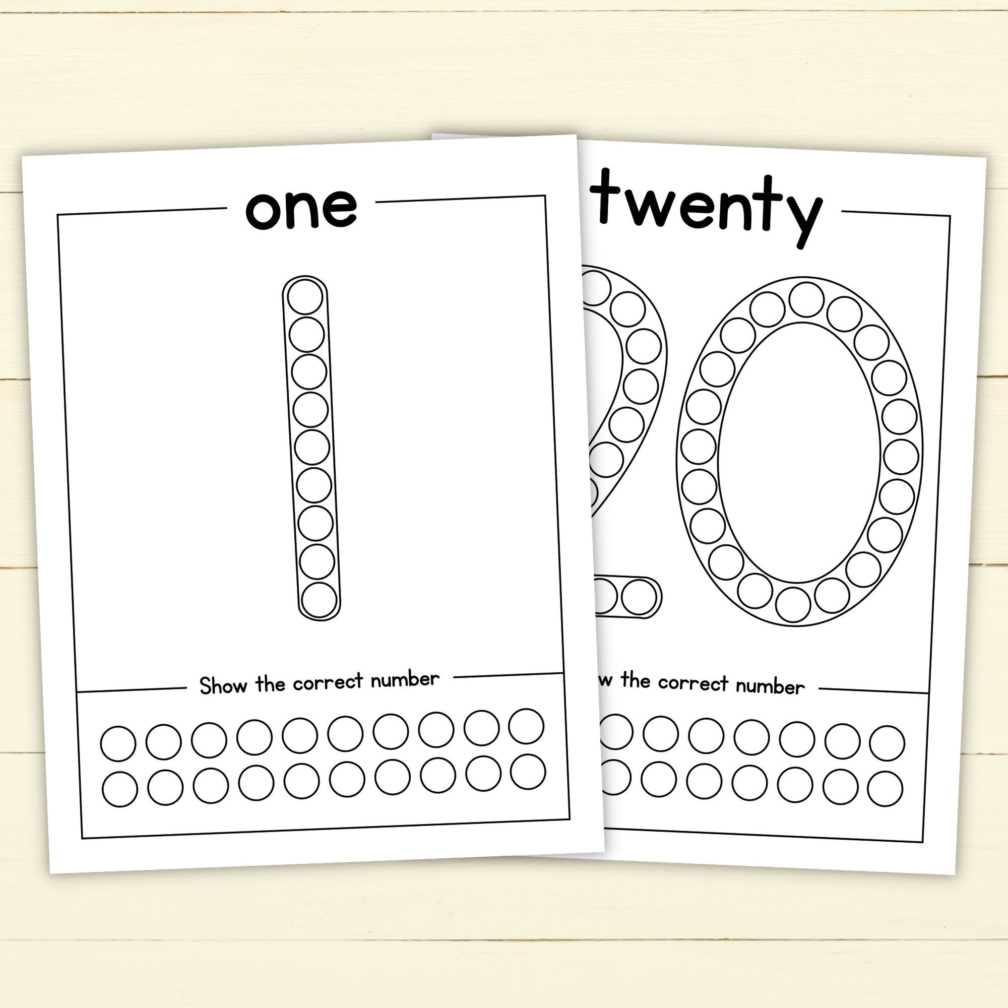 Spring Counting Dot Marker Pages (0-10) – Printables by The Craft-at-Home  Family