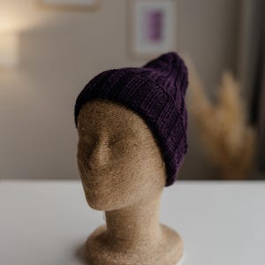Purple merino hat, merino 100%, women&#39;s hat,warm hat,mustard colored,hat,trendy hat,lime color,trend hat,wool hat,comfortable hat