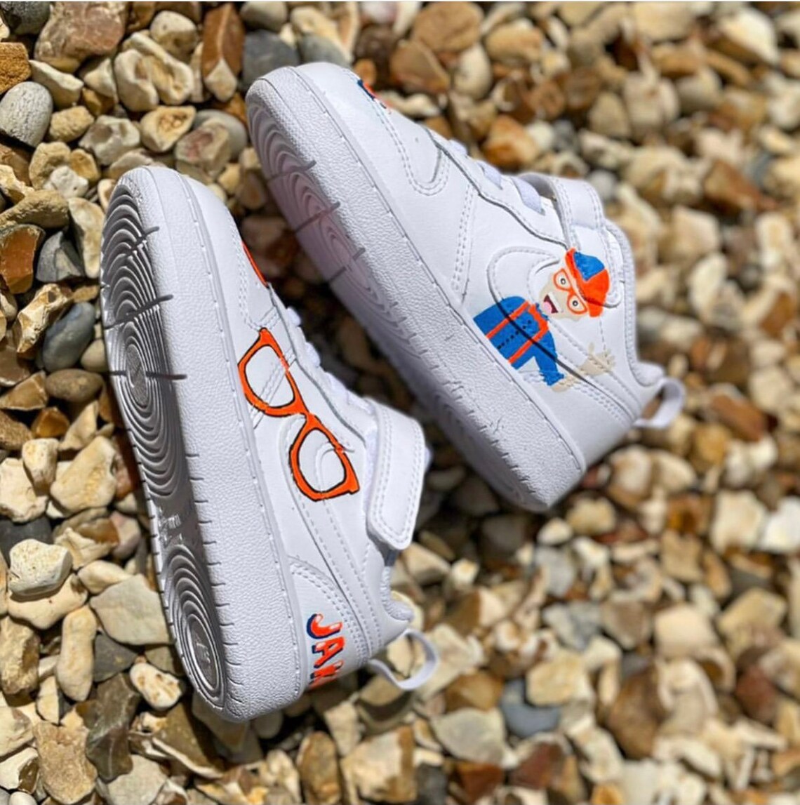 custom blippi shoes