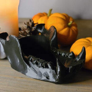 3D Printed Hominid Mandible Container - Hominid Jaw - Jaw Bone Container - Jaw Bone Planter - Halloween Decoration - Halloween Planter