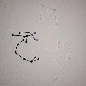 Glow-in-the-Dark Zodiac Constellations - Wall Decor - Celestial Decor - Stars - Constellations - Zodiac image 8