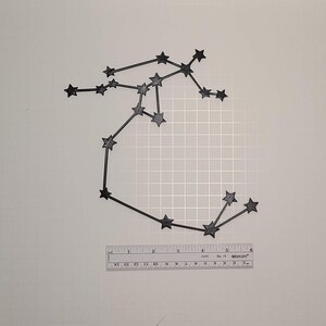 Glow-in-the-Dark Zodiac Constellations - Wall Decor - Celestial Decor - Stars - Constellations - Zodiac Black