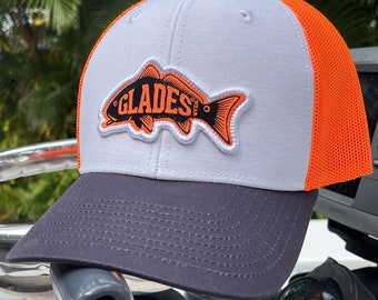 REDFISH (RED DRUM) Patch Mesh Snap Back Trucker Hat For Men Women - Unique  Breathable Florida Fly Fishing Hunting Fishermen Gift