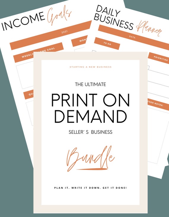 Print On Demand Book Print On Demand Printable Business Etsy