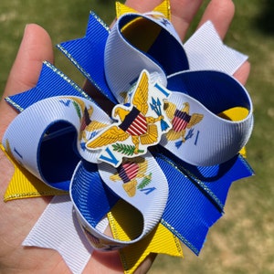 US Virgin Islands Hair Bow