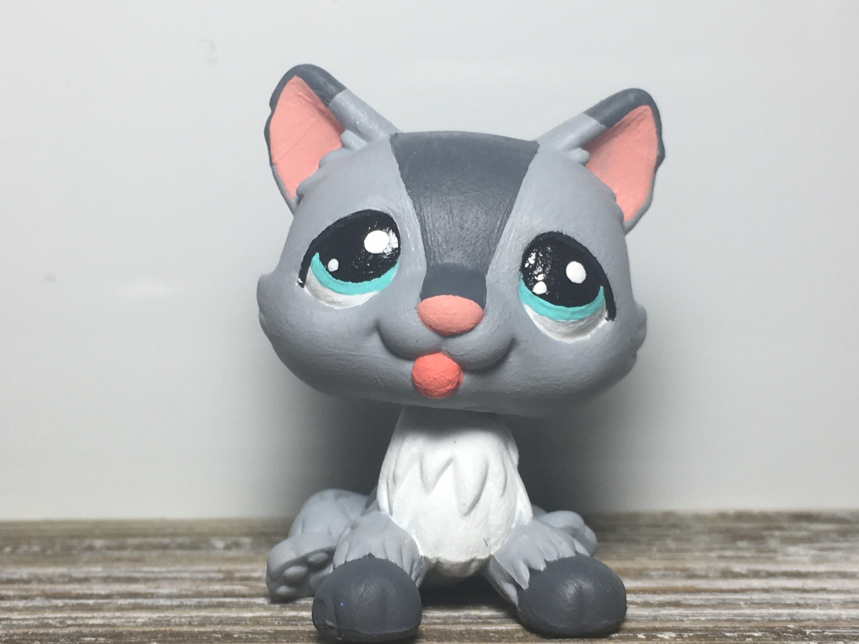 Littlest Pet Shop Grey Husky Custom Ooak | Etsy