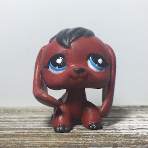 Littlest Pet Shop Brown Beagle Custom Ooak