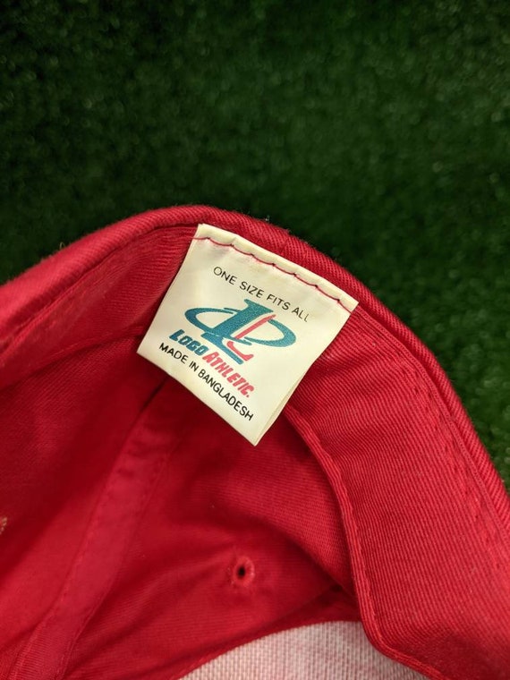 Vintage 90's Texas Rangers Snapback Hat - image 7