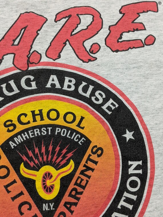 Vintage 90's Dare D.A.R.E. Amherst NY 50/50 Tshir… - image 4