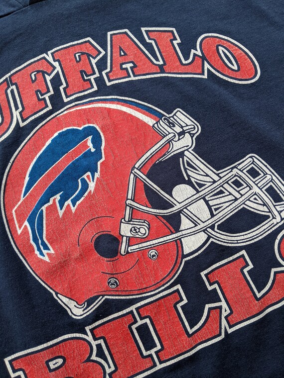 Vintage 90's Buffalo Bills Tshirt Sweatshirt Jers… - image 7