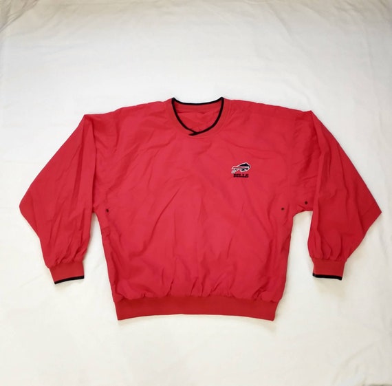 Vintage 90's Buffalo Bills Windbreaker V Neck Pull