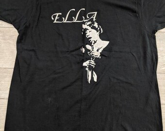 Ella Fitzgerald Louis Armstrong Men T-shirt Black Unisex All Sizes