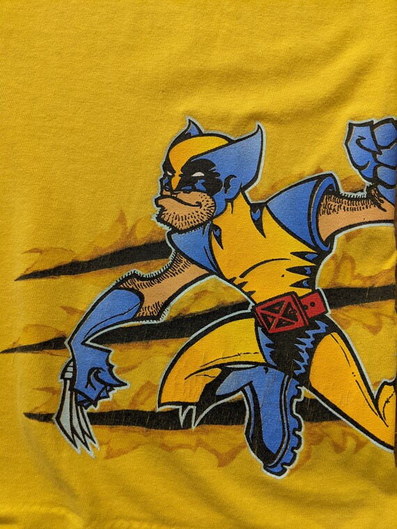 Vintage 90's X Men Wolverine Single Stitch Tshirt… - image 3