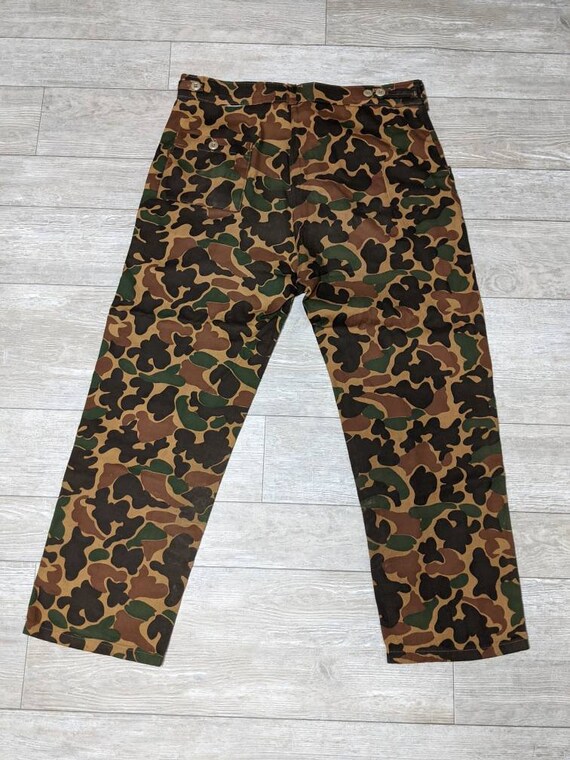 Vintage 70's 80's Camouflage Camo Woodland 2 Piec… - image 8