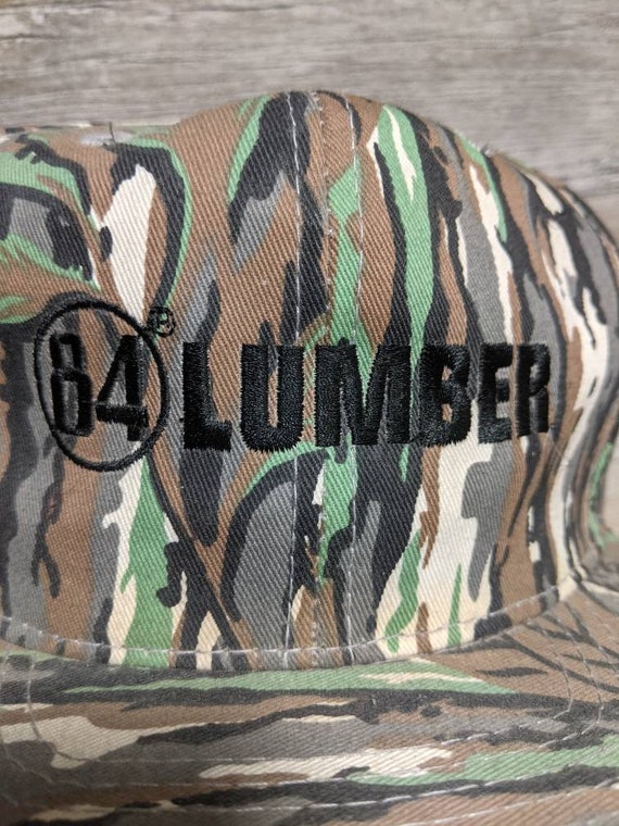 Vintage 80's 90's 84 Lumber Camo Camouflage Snapb… - image 2