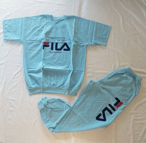 RARE Vintage 80's Fila Italy Short Track Suit - Etsy Finland