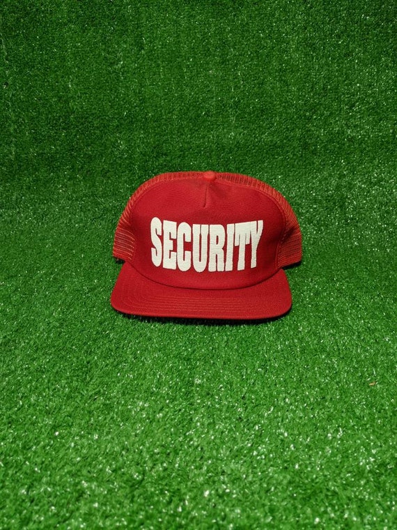 Vintage 80's 90's SECURITY New Era Snapback Hat