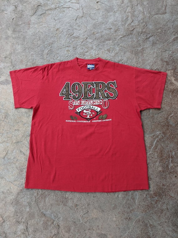 Vintage 90's San Francisco 49ers Single Stitch Ts… - image 1