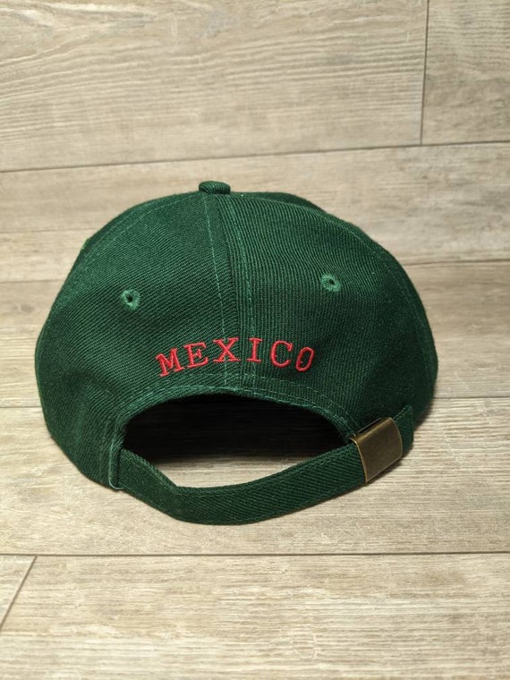 Vintage 90's Hard Rock Cafe Mexico Strapback Hat - image 9