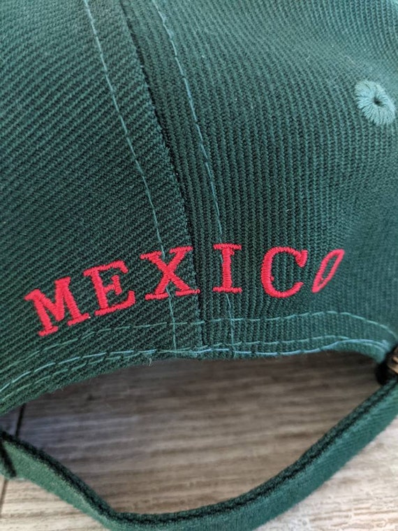 Vintage 90's Hard Rock Cafe Mexico Strapback Hat - image 8