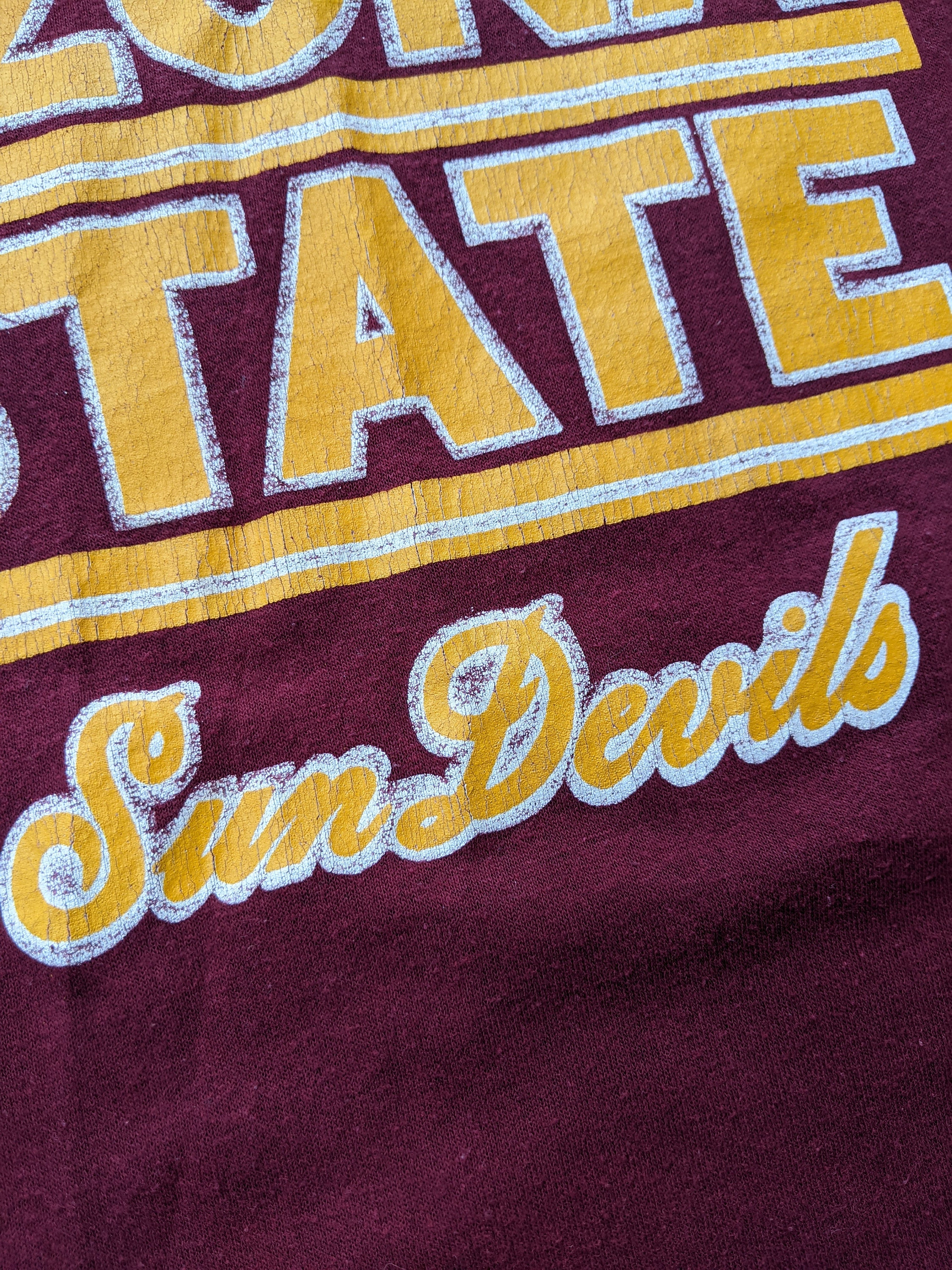 Vintage 80's Arizona State University Sun Devils Single Vintage 80's Arizona State University Sun Devils Single