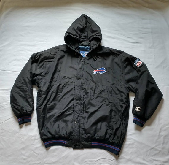 Vintage 90's Buffalo Bills Black Starter Jacket