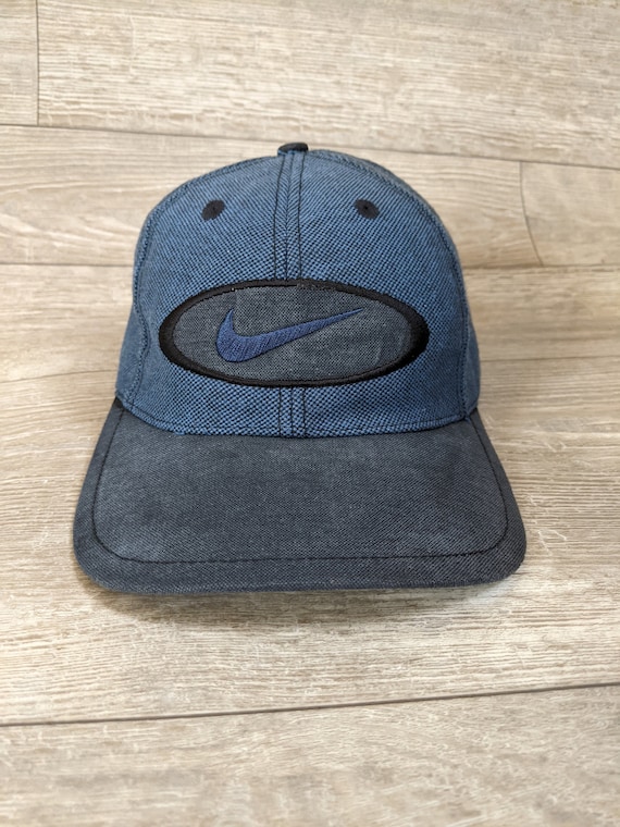 Vintage 90's Nike Swoosh Strapback Hat Tshirt Swe… - image 1