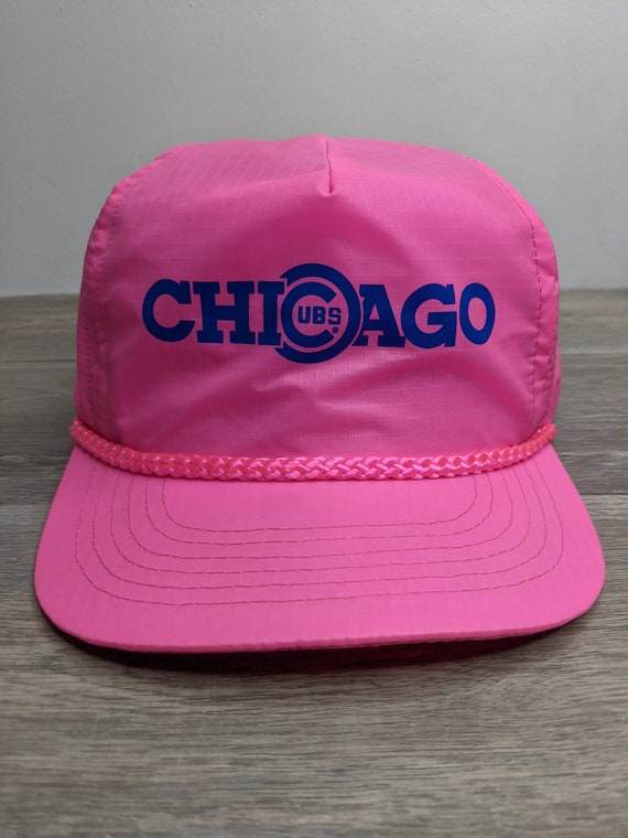Vintage 80's 90's Chicago Cubs Bud Light Nylon Ne… - image 2
