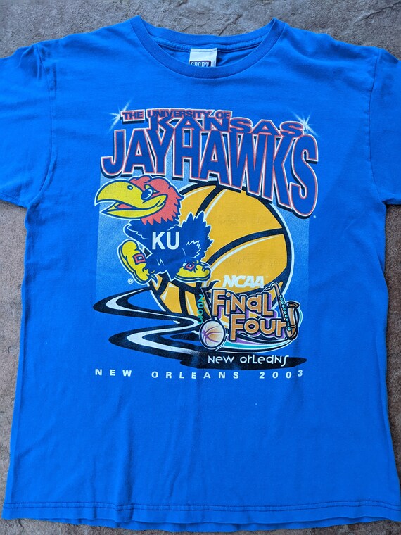 Kansas Jayhawks Primario Logo Ferro Su Patch Ricamati