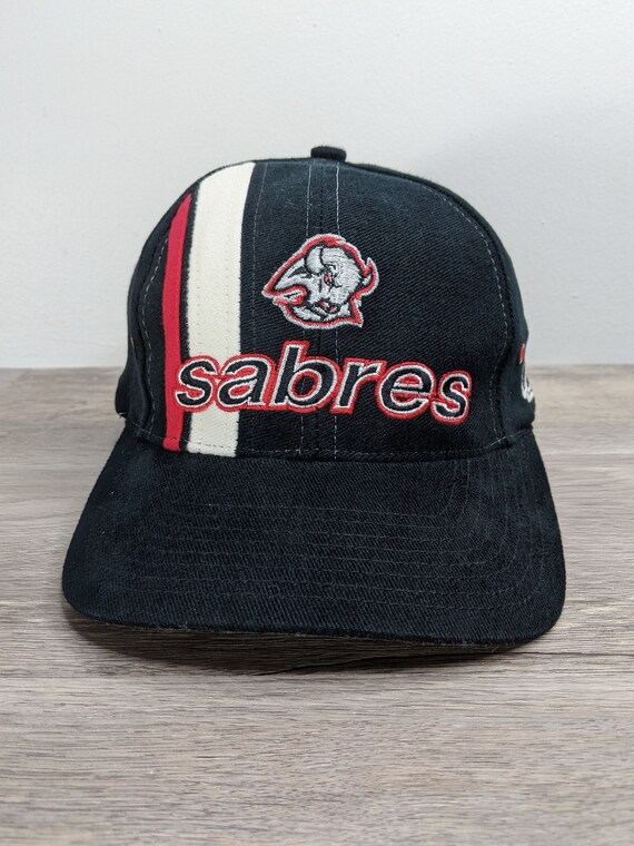 Vintage 90's Buffalo Sabres Velcro Strapback Hat … - image 2