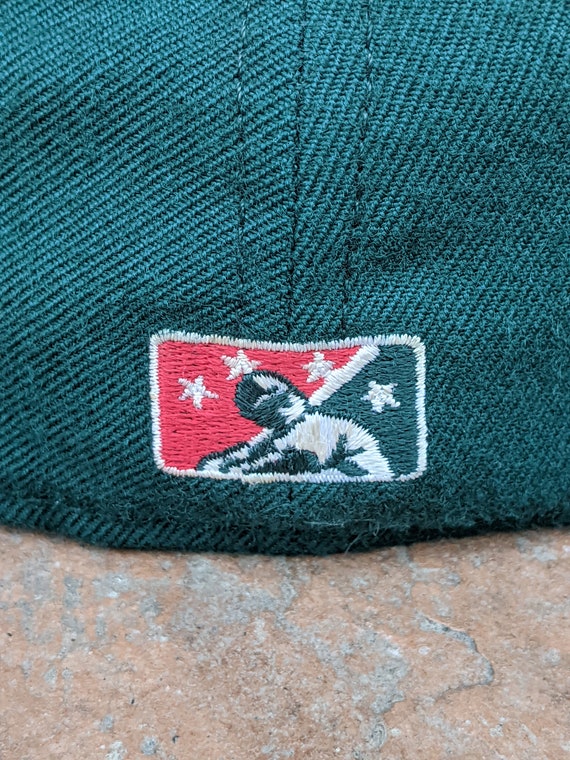 Vintage 90's Buffalo Bisons New Era 100% Wool Fit… - image 9