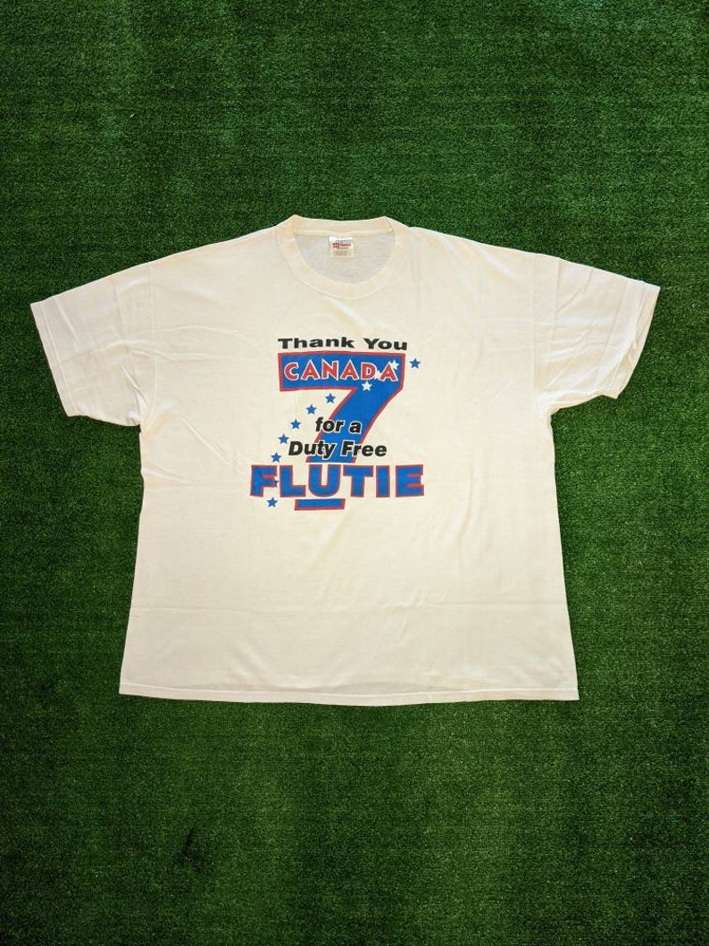 Vintage 1998 90's Buffalo Bills Doug Flutie T-Shirt image 1