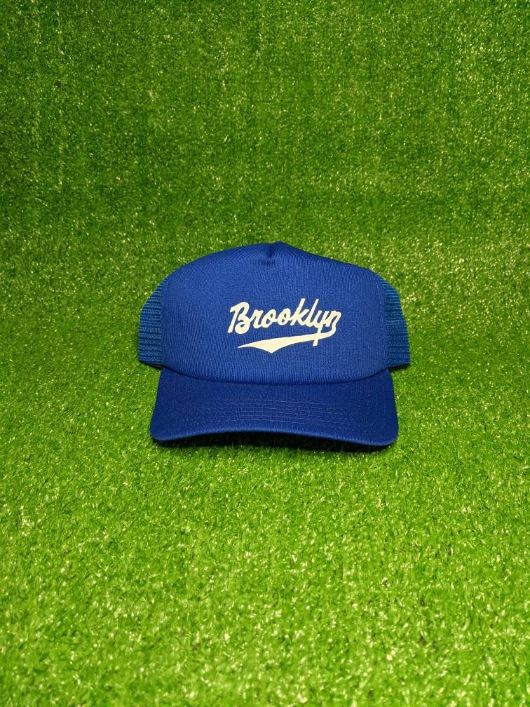 Vintage Brooklyn Dodgers / MLB Baseball Fitted Hat / Big Logo -  Israel