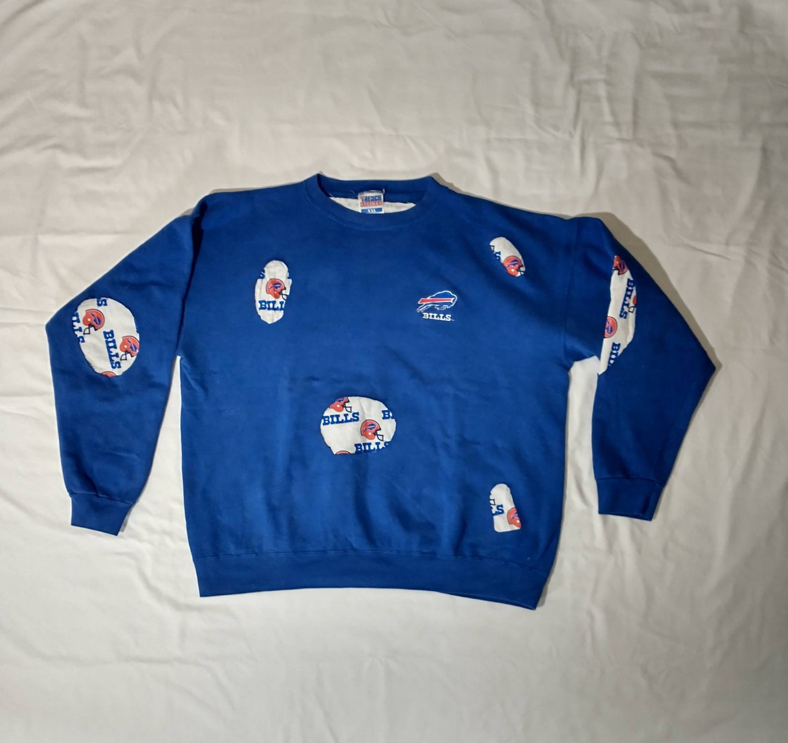 Vintage 90's Buffalo Bills Bespoke Sweatshirt | Etsy