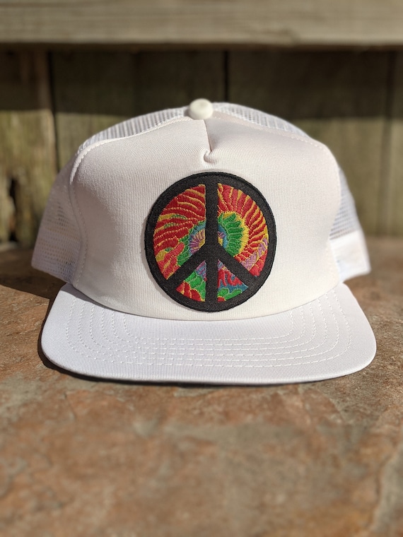 NWOT NEW Vintage 80's New Era Psychedelic Peace S… - image 1