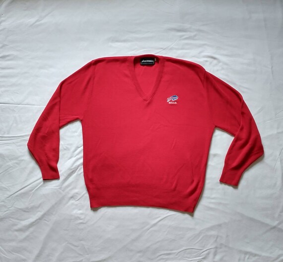 Vintage 90's Buffalo Bills V Neck Sweater