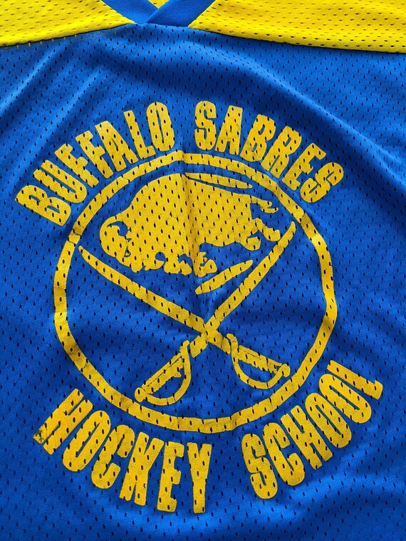 Vintage 80's 90's Buffalo Sabres Hockey School Je… - image 2