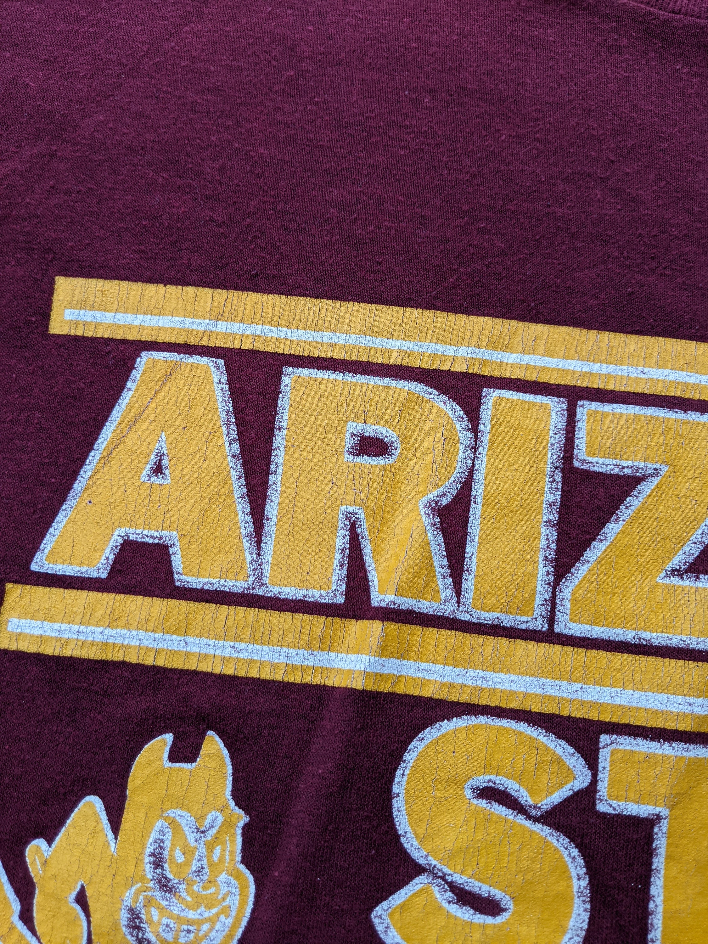 Vintage 80's Arizona State University Sun Devils Single Vintage 80's Arizona State University Sun Devils Single