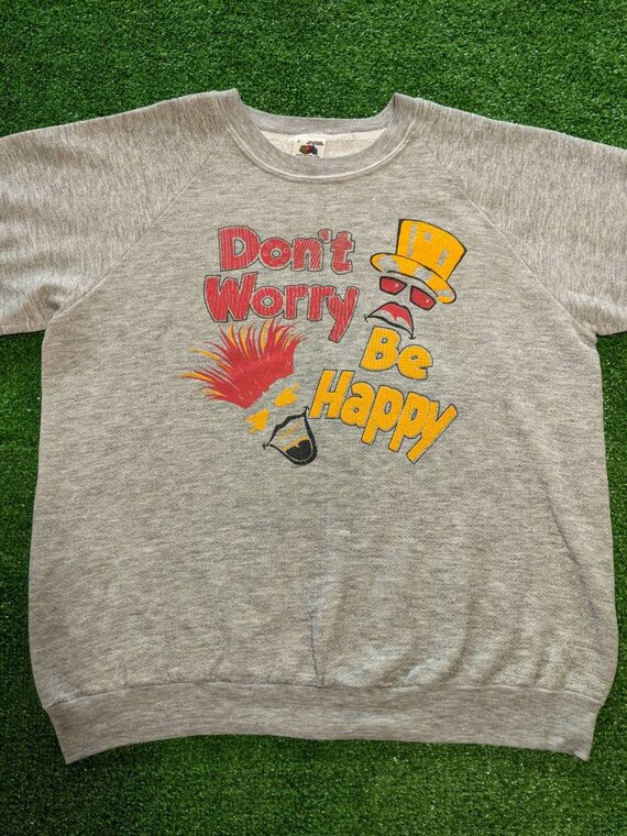 Vintage 80's Don't Worry Be Happy Bobby McFerrin … - image 2