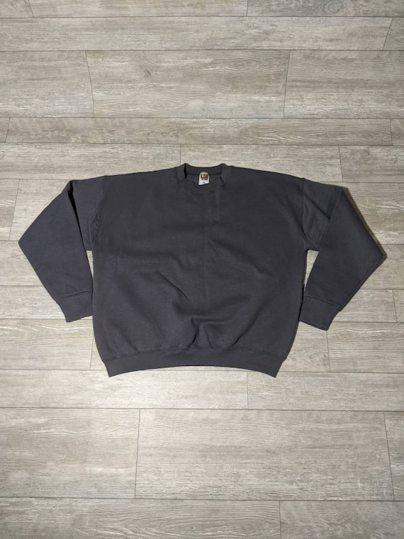 Vintage 90's 50/50 Grey Blank Sweatshirt