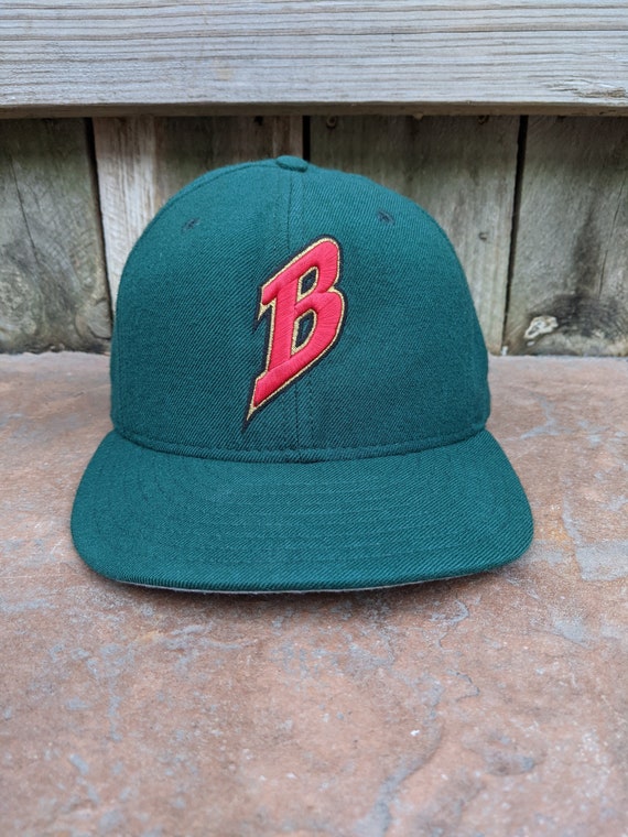 Vintage 90's Buffalo Bisons New Era 100% Wool Fit… - image 1