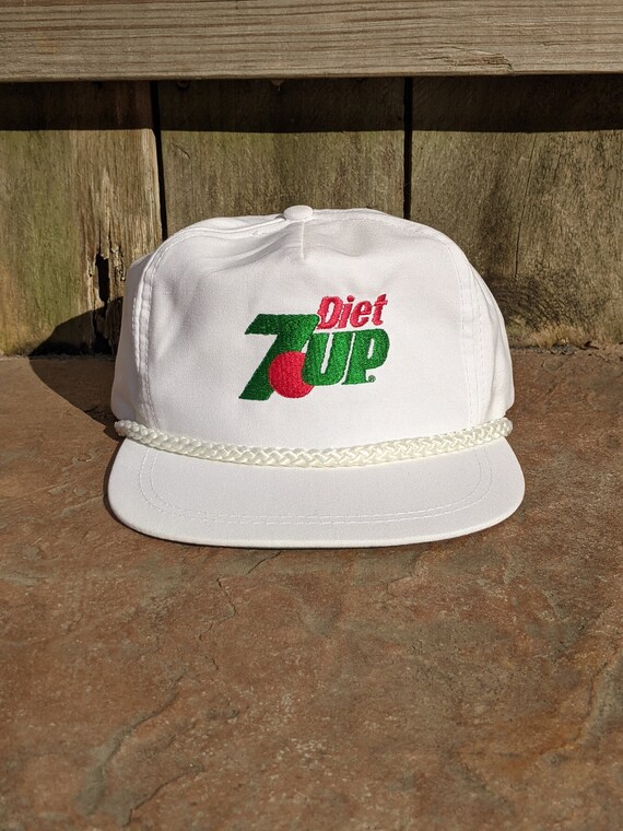 NWOT NEW Vintage 80's Diet 7up Leather Strapback R